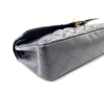 Chanel Classic Flap Media Pelle Nera