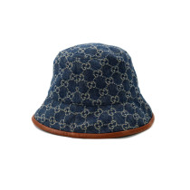 Gucci Cappello Bucket Denim GG Blu