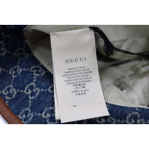 Gucci Cappello Bucket Denim GG Blu