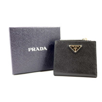 Prada Portafoglio Piccolo Pelle Saffiano Nera