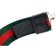 Gucci Cintura Web Tela Elastica Verde e Rosso