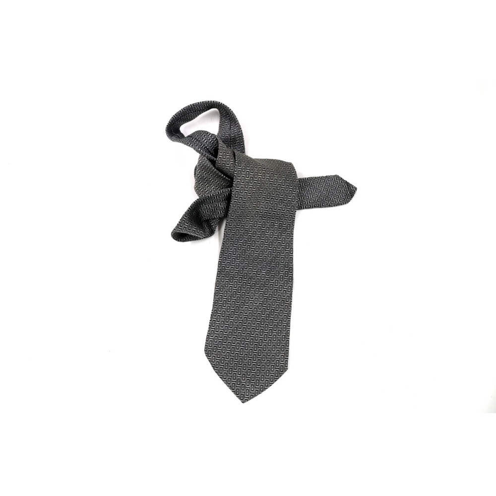 Saint Laurent Cravatta Seta Grigia