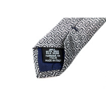 Saint Laurent Cravatta Seta Grigia