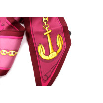 Gucci Twilly Seta Bordeaux, Rosa e Giallo