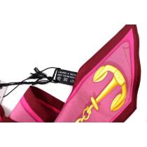 Gucci Twilly Seta Bordeaux, Rosa e Giallo