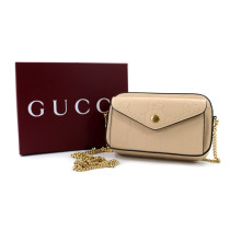 Gucci Super Mini Bag Pelle Beige