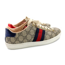 Gucci Sneackers Pelle Beige