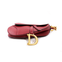 Dior Sella Pelle Bordeaux