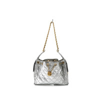 Chanel 25 Shopping Pelle Argento