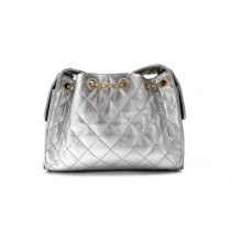 Chanel 25 Shopping Pelle Argento