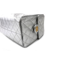 Chanel 25 Shopping Pelle Argento