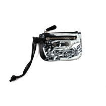 Balenciaga Portamonete Pelle Bianca e Nera