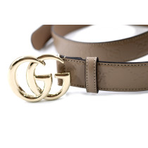 Gucci Cintura Pelle Tortora