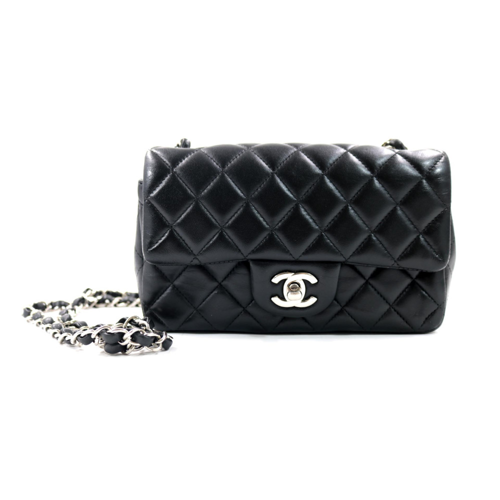 Chanel Rectangular Pelle Nera