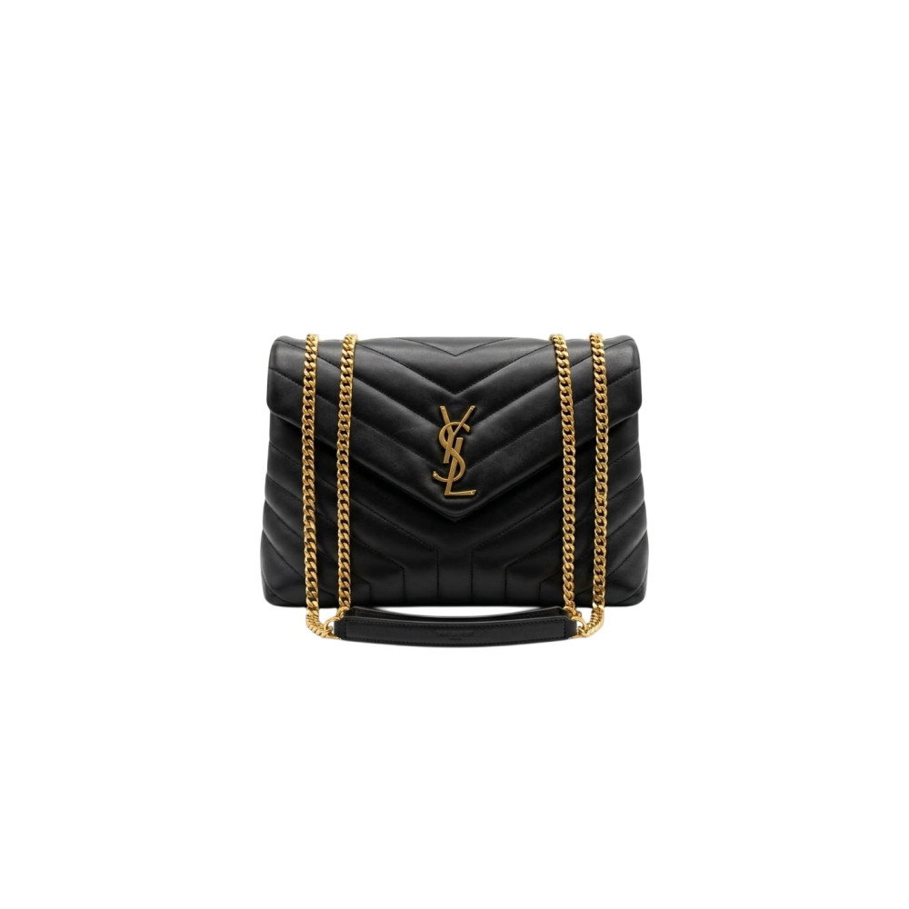 Saint Laurent Lou Lou Medium Pelle Nera