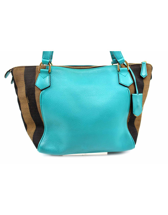 copy of Fendi Shopping Pelle Turchese