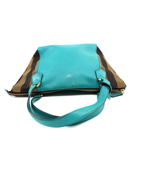 copy of Fendi Shopping Pelle Turchese