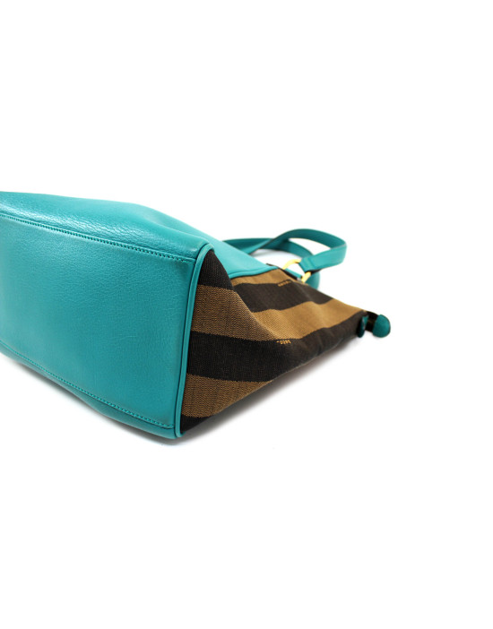 copy of Fendi Shopping Pelle Turchese