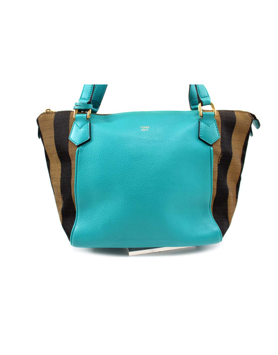 copy of Fendi Shopping Pelle Turchese