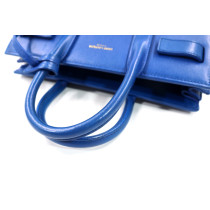Saint Laurent Sac de Jour Pelle Blu