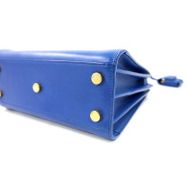 Saint Laurent Sac de Jour Pelle Blu