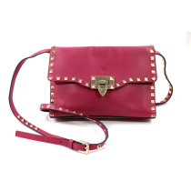 Valentino Tracolla Pelle Fucsia