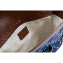 Gucci Horsebit Denim Blu