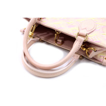 Louis Vuitton Onthego Small Pelle Rosa Giallo