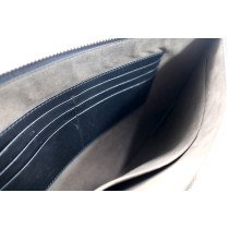 Gucci Pochette Pouch Emblem Pelle Nera