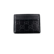Gucci Portacarte Embleme Pelle Nera