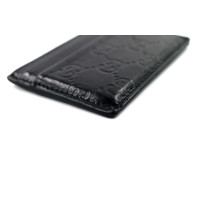 Gucci Portacarte Embleme Pelle Nera