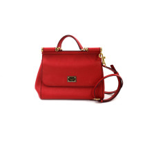 Dolce & Gabbana Sicily Media Pelle Rossa