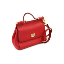 Dolce & Gabbana Sicily Media Pelle Rossa
