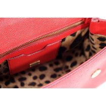 Dolce & Gabbana Sicily Media Pelle Rossa