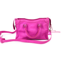Balenciaga City Small Pelle Rosa Fluo