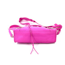 Balenciaga City Small Pelle Rosa Fluo
