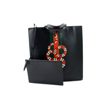 Gucci Shopping Kingsnake Pelle Nera