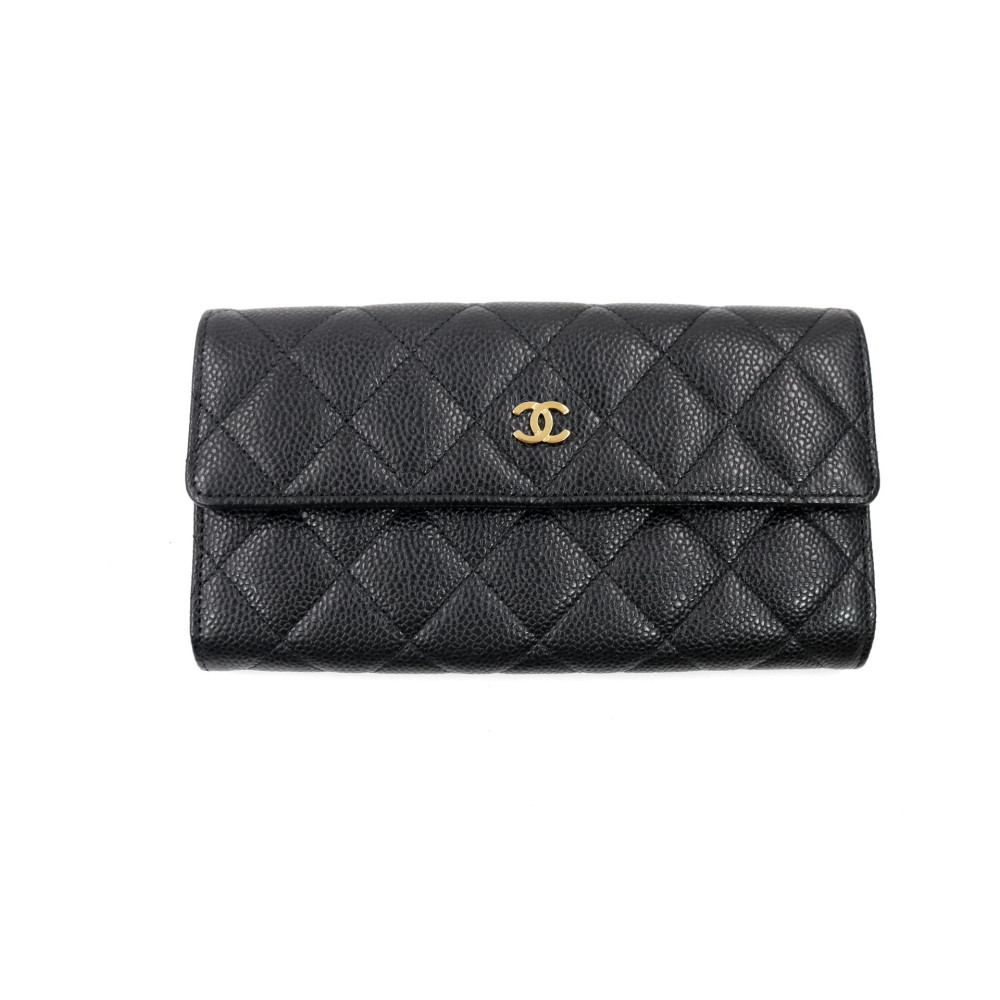 Chanel Portafoglio Pelle Nera
