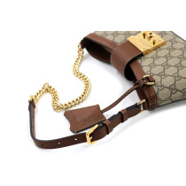 Gucci Padlock Mini GG Supreme Beige