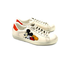 Gucci Sneackers Ace Per Disney Pelle Bianca