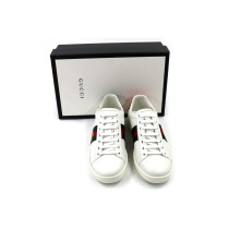 Gucci Sneackers Ace Pelle Bianca