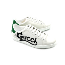 Gucci Sneackers Ace Pelle Bianca