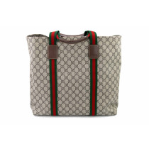 Gucci Tote Tender Media GG Supreme Beige