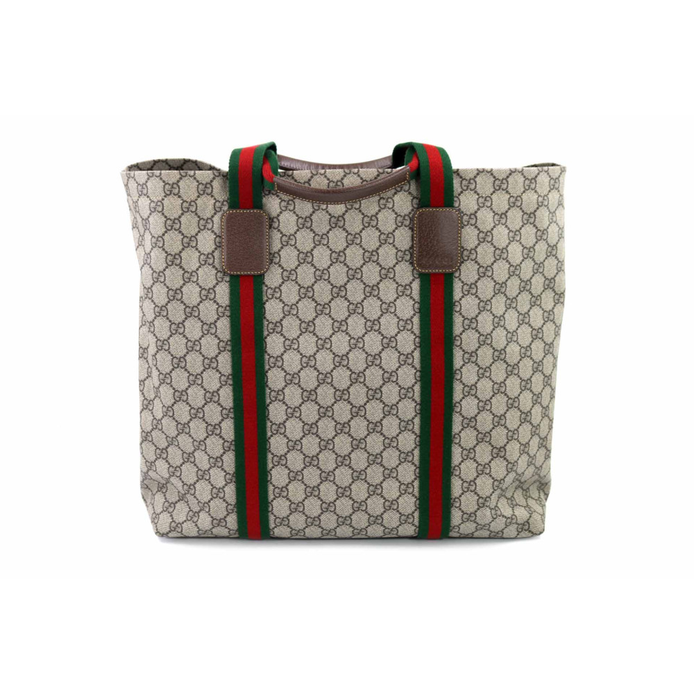 Gucci Tote Tender Media GG Supreme Beige