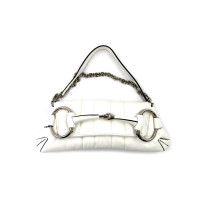 Gucci Horsebit Chain Pelle Bianca