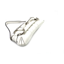 Gucci Horsebit Chain Pelle Bianca