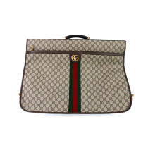 Gucci Porta Abiti Savoy Garment Bag GG  Supreme Beige