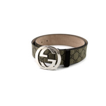Gucci Cintura Interlocking GG Supreme Beige