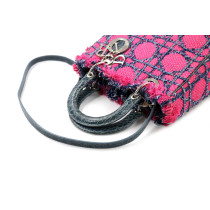 Dior Lady Media Tweed e Denim Fucsia e Azzurro