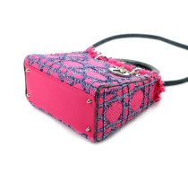 Dior Lady Media Tweed e Denim Fucsia e Azzurro